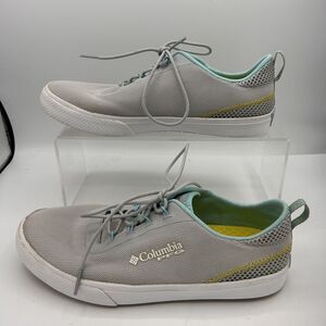 Columbia Women's Dorado PFG Boat Water Shoes Gray Teal BL4629-082 US 7